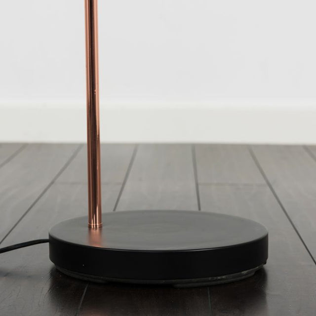 Curva Trend Floor Lamp Copper And Black