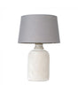 Taite Grey Cement Base Table Lamp with Shade