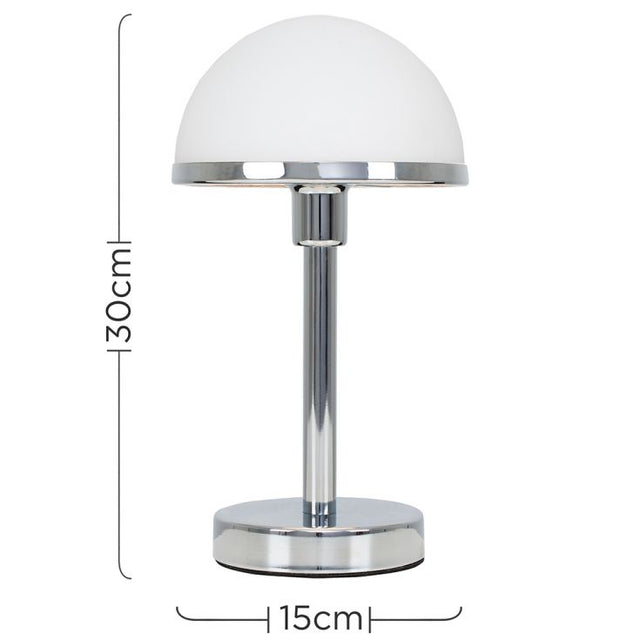 LeVoque Art Deco Table Lamp In White