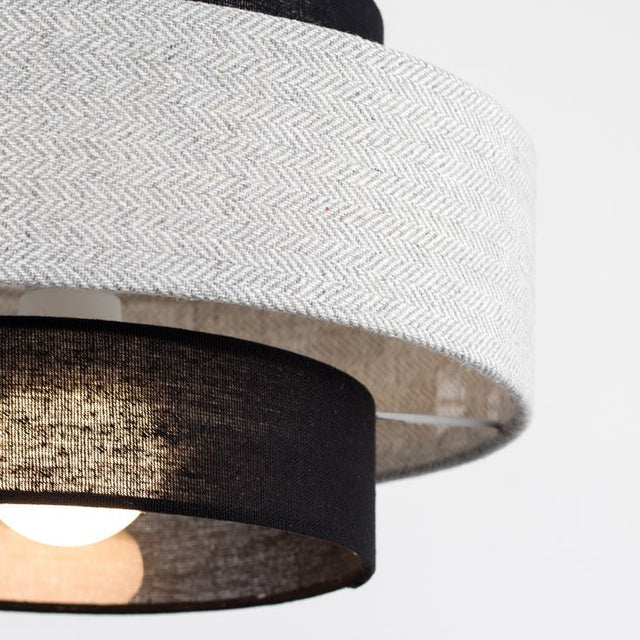 Weaver Pendant Shade In Grey And Black