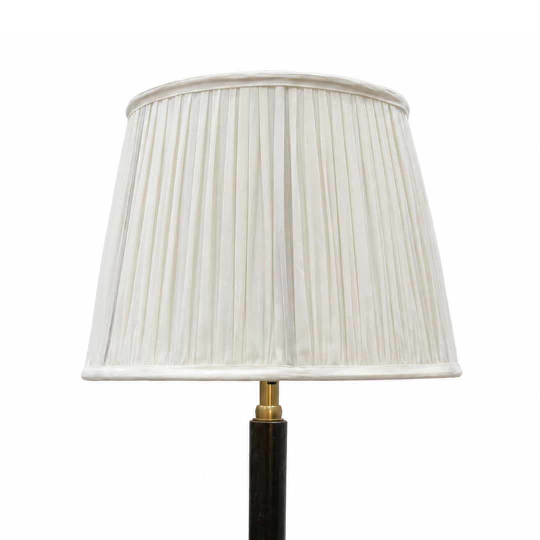AARTIN Ivory Silk Lampshade - Straight Empire ( Shade Only )