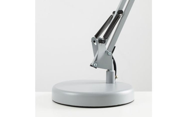 Monda Cool Grey Adjustable Desk Lamp