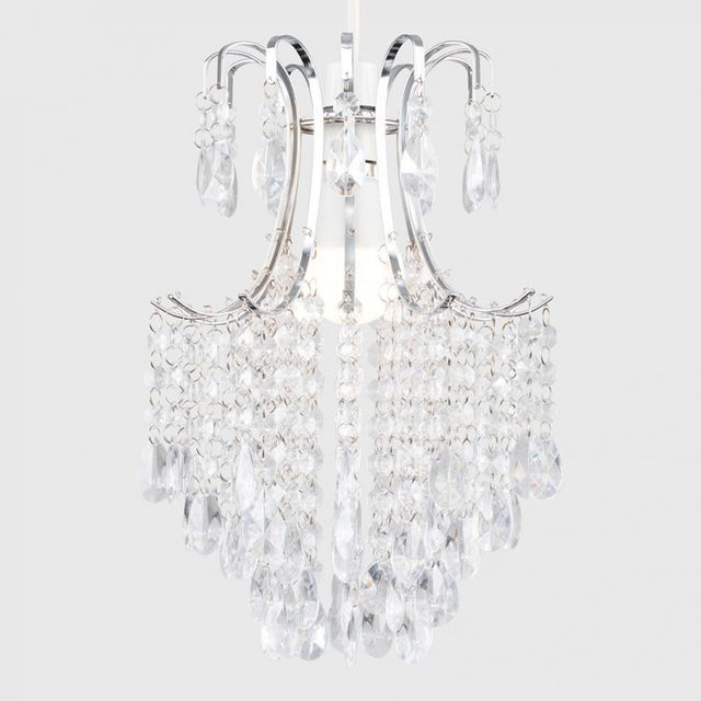 Donah Pendant Shade With Clear Acrylic Droplets