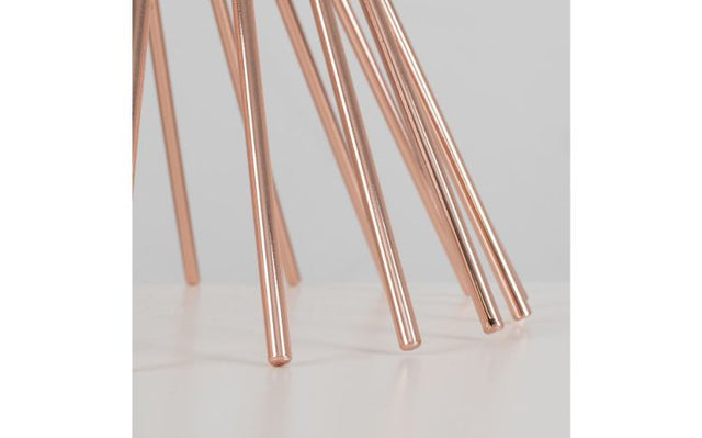 Gosforth Twist Copper Table Lamp (NO SHADE)