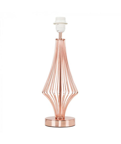Jaspa Polished Copper Wire Table Lamp (BASE ONLY)