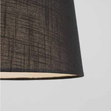 Doretta Reversible Tapered Faux Linen Shade 300 x 400 Black