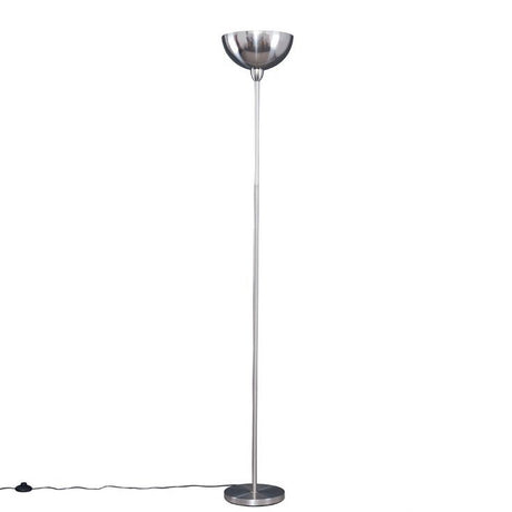 Forseti Satin Nickel E27 Floor Lamp Uplighter