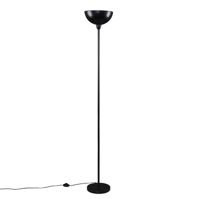 Forseti Matt Black E27 Floor Lamp Uplighter
