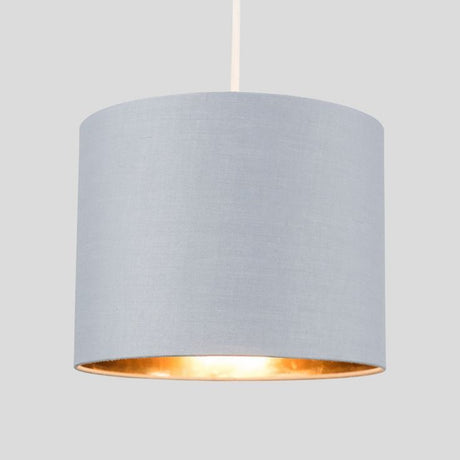 Reni Small Pendant Shade In Grey And Gold