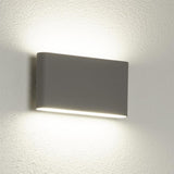 Maples LED Outdoor Wall Light - Grey & Frosted Diffuser,IP44 - Comet Lighting