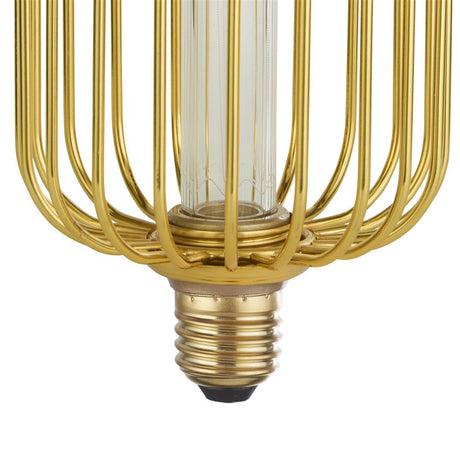 Drum Lamp - Gold Metal