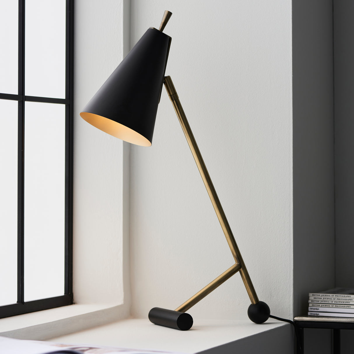 Shanano Task Lamp Matt Black - Comet Lighting