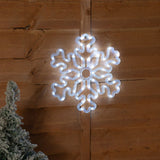 IP44 30cm Snowflake With 50 Cool White Lights