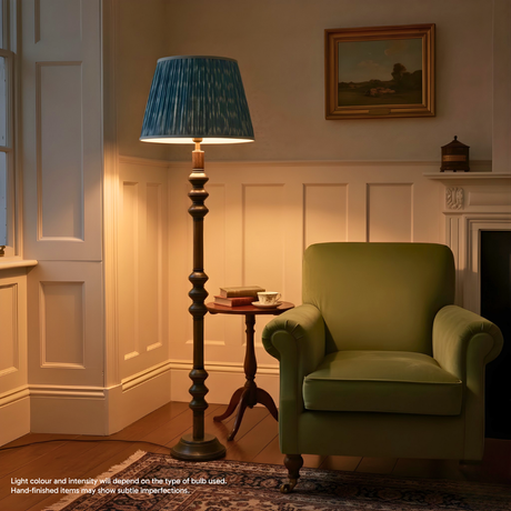 AARTIN JUNO FLOOR LAMP IN WOOD WITH DARK NATURAL WOOD FINISH (BASE ONLY)