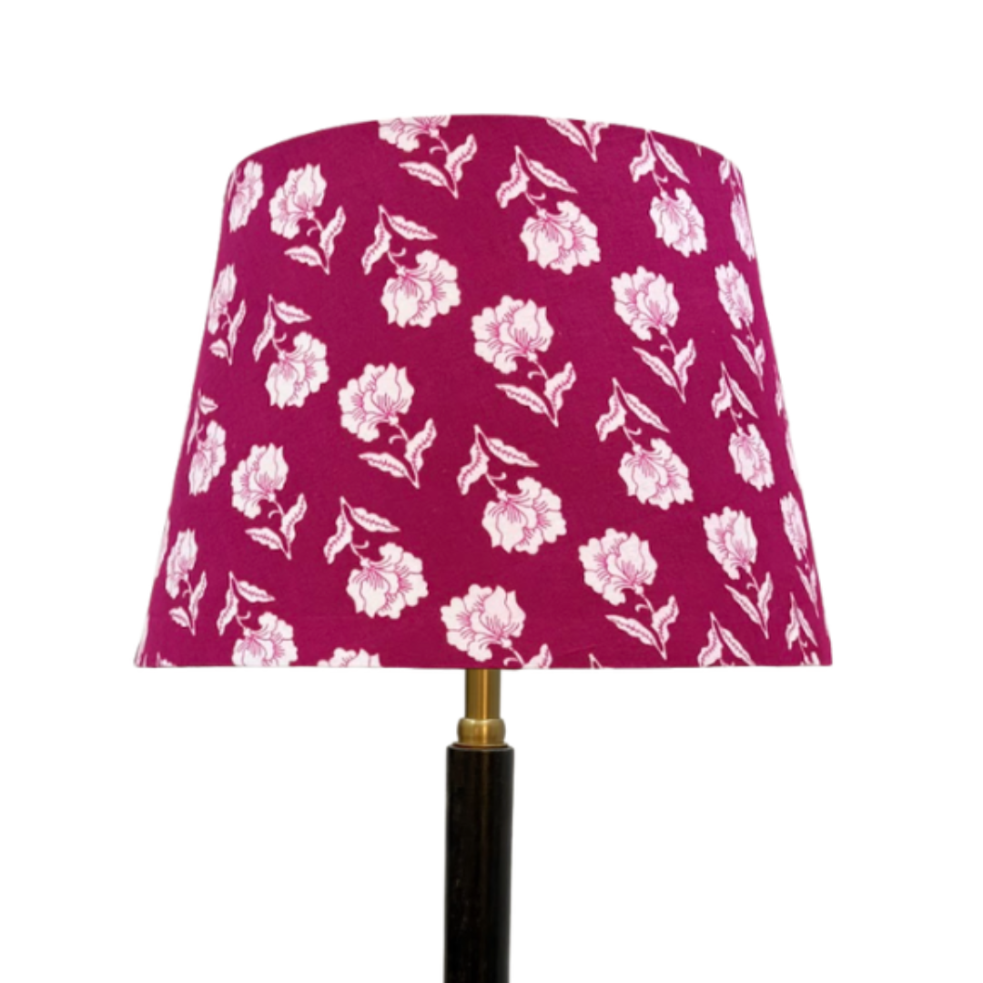 AARTIN 35 CM Cherry Blossom Cotton Lampshade - Straight Empire ( Shade Only )
