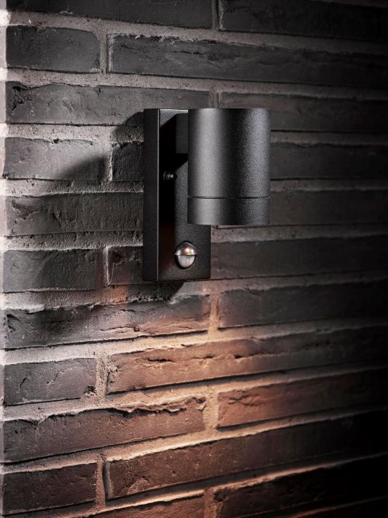 Nordlux Tin Maxi Sensor Outdoor Wall Light Black