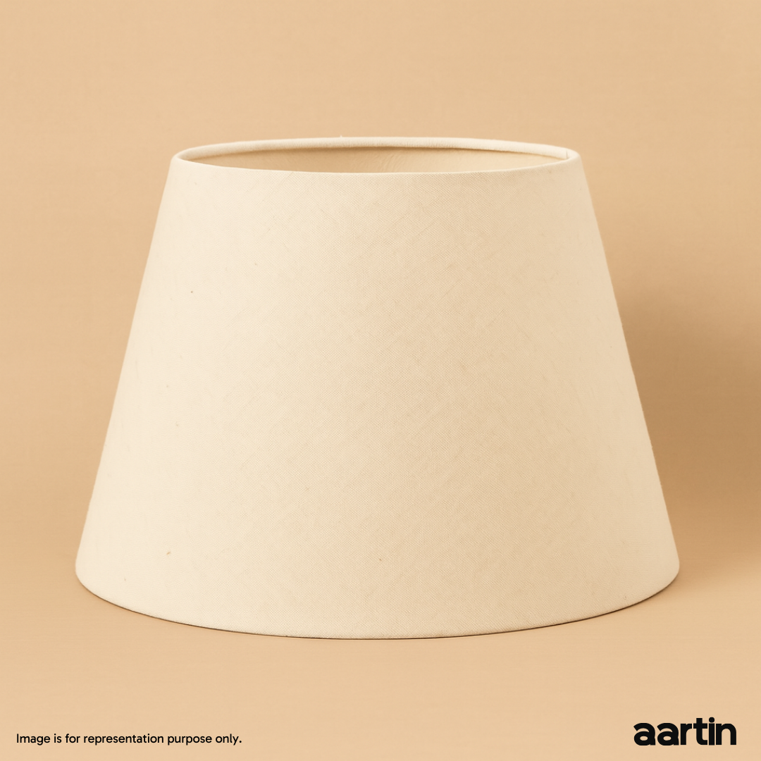 AARTIN NATURAL LINEN STRAIGHT EMPIRE ROLLED LAMPSHADE