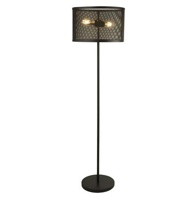 Searchlight Fishnet 2Lt Floor Lamp| Matt Black - Comet Lighting