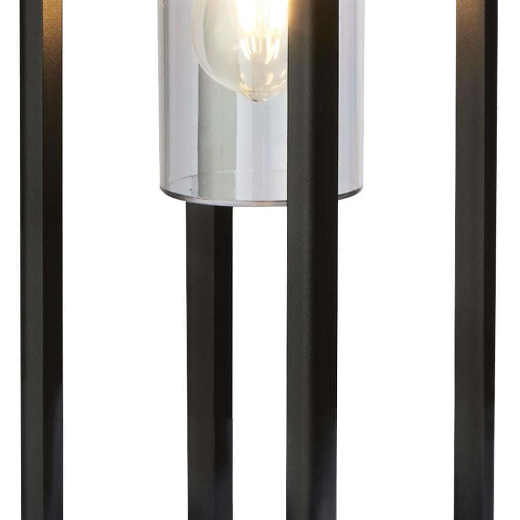 Porlock 1Lt Outdoor Post Black - 450mm - Comet Lighting