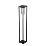 Porlock 1Lt Outdoor Post Black - 900mm - Comet Lighting