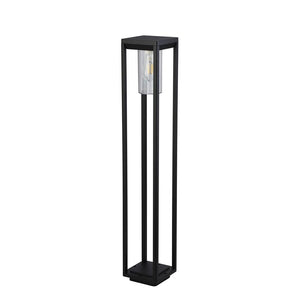 Porlock 1Lt Outdoor Post Black - 900mm - Comet Lighting