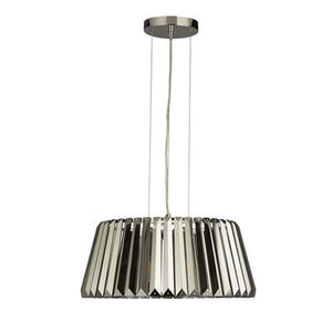 Searchlight Tiara 5Lt Pendant| Chrome With Crystal Glass