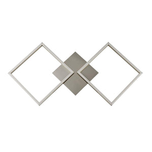 Prawle 2Lt Large Flush Wall Light - Comet Lighting