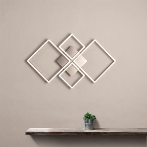Prawle 4Lt Flush Wall Light - Comet Lighting