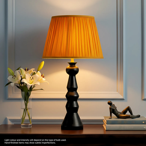 AARTIN FENIX TABLE LAMP IN WOOD WITH EBONY FINISH (BASE ONLY)