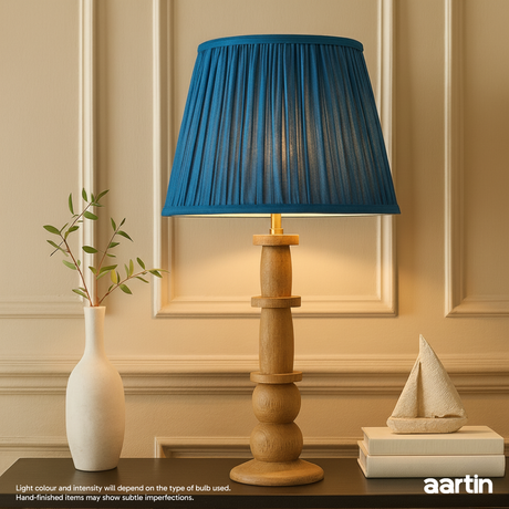 AARTIN HAZEL TABLE LAMP IN WOOD WITH NATURAL WOOD FINISH(BASE ONLY)