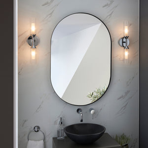 Wensum 2Lt Wall Light Chrome - Comet Lighting