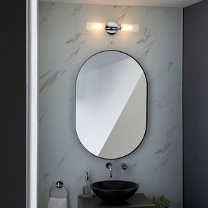 Wensum 2Lt Wall Light Chrome - Comet Lighting
