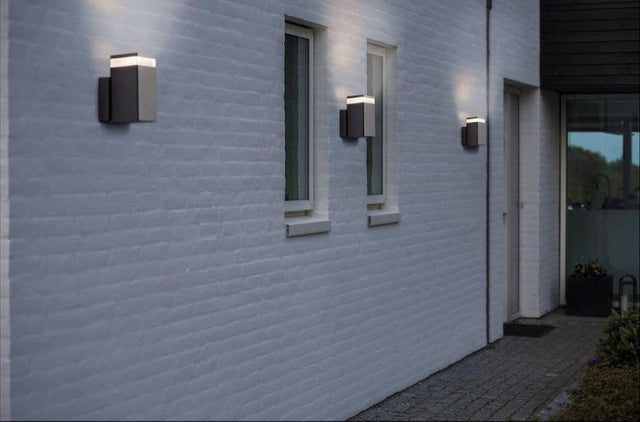 Nordlux Elm Single Outdoor Wall Light Black