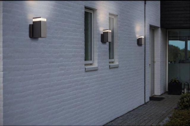 Nordlux Elm Single Outdoor Wall Light Black