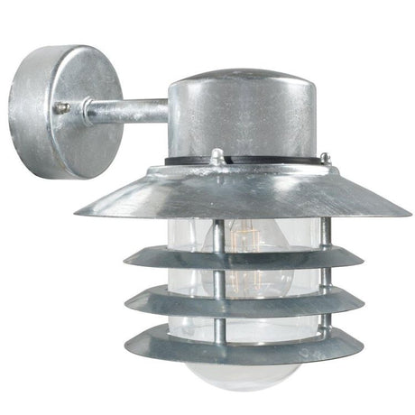 Nordlux Vejers Outdoor Wall Light Down Galvanized