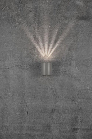 Nordlux Canto 2 Outdoor Wall Light Grey - Comet Lighting