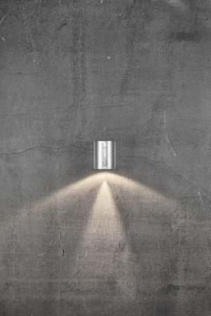 Nordlux Canto 2 Outdoor Wall Light Galvanised - Comet Lighting