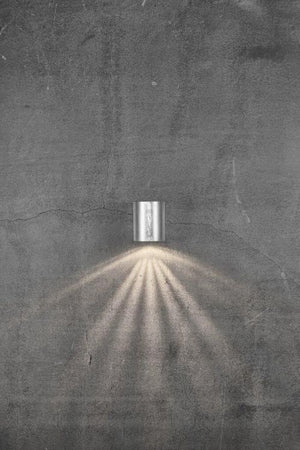 Nordlux Canto 2 Outdoor Wall Light Galvanised - Comet Lighting