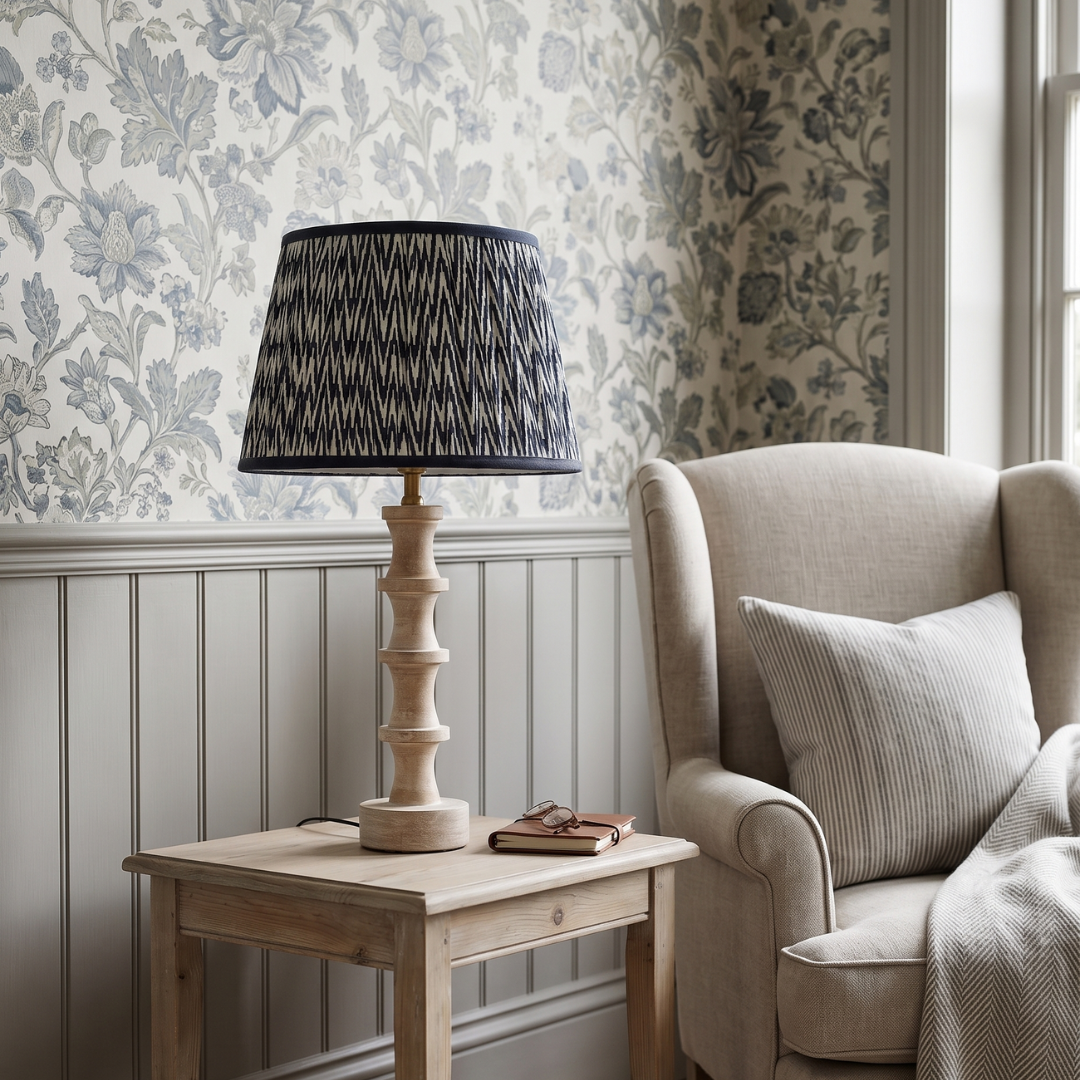 Blue Chevrons  lampshade