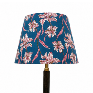 AARTIN 30 cm Dusky Petals Cotton Lampshade - Straight Empire ( Shade Only )