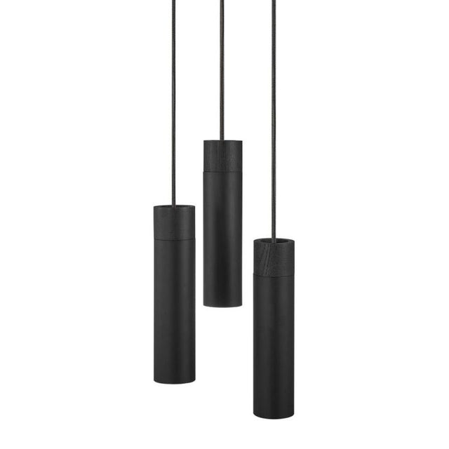 Nordlux Tilo - 3 Pendant Ceiling Light Black