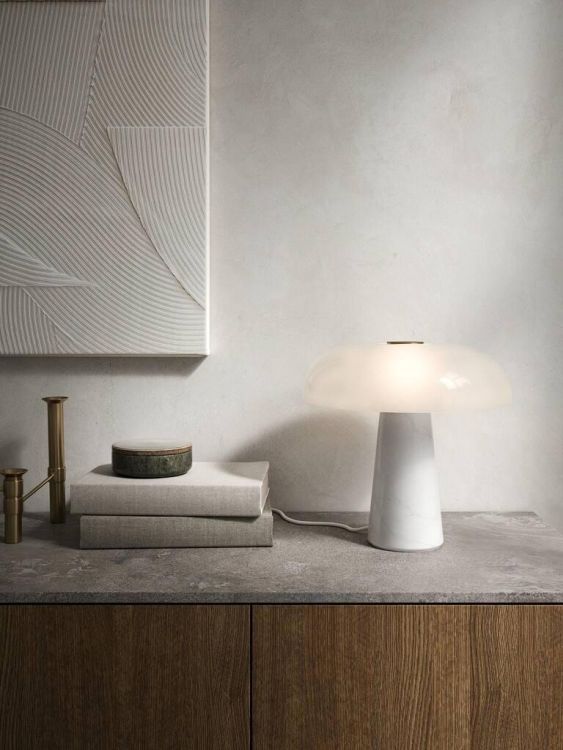 Nordlux Glossy Table Lamp Opal White