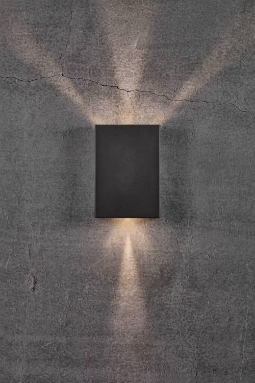 Nordlux Fold 15 Wall Light Black/Clear