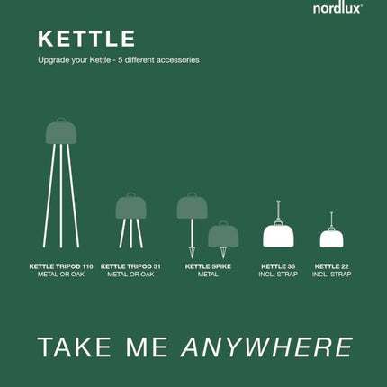Nordlux Kettle Tripod 31 Brown for Kettle Lights