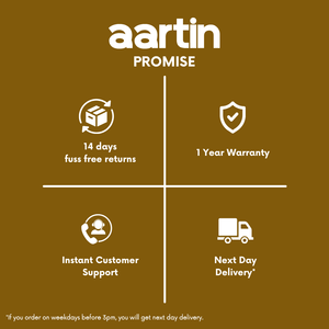 AARTIN 45 CM GOLDEN PETALS STRAIGHT EMPIRE ROLLED LAMPSHADE IN COTTON