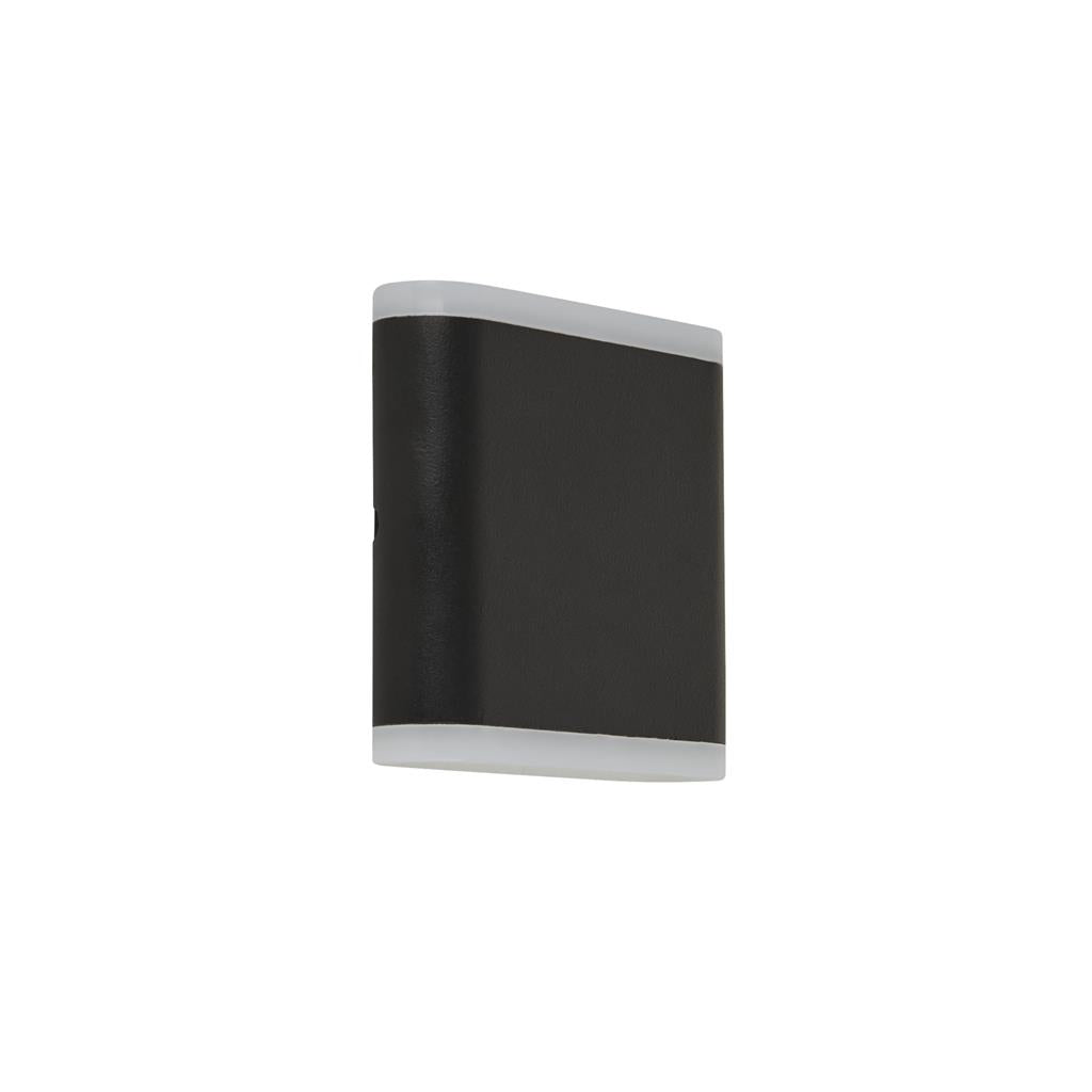 Ottawa Outdoor LED Up/Down Wall Light - Matt Black - Comet Lighting