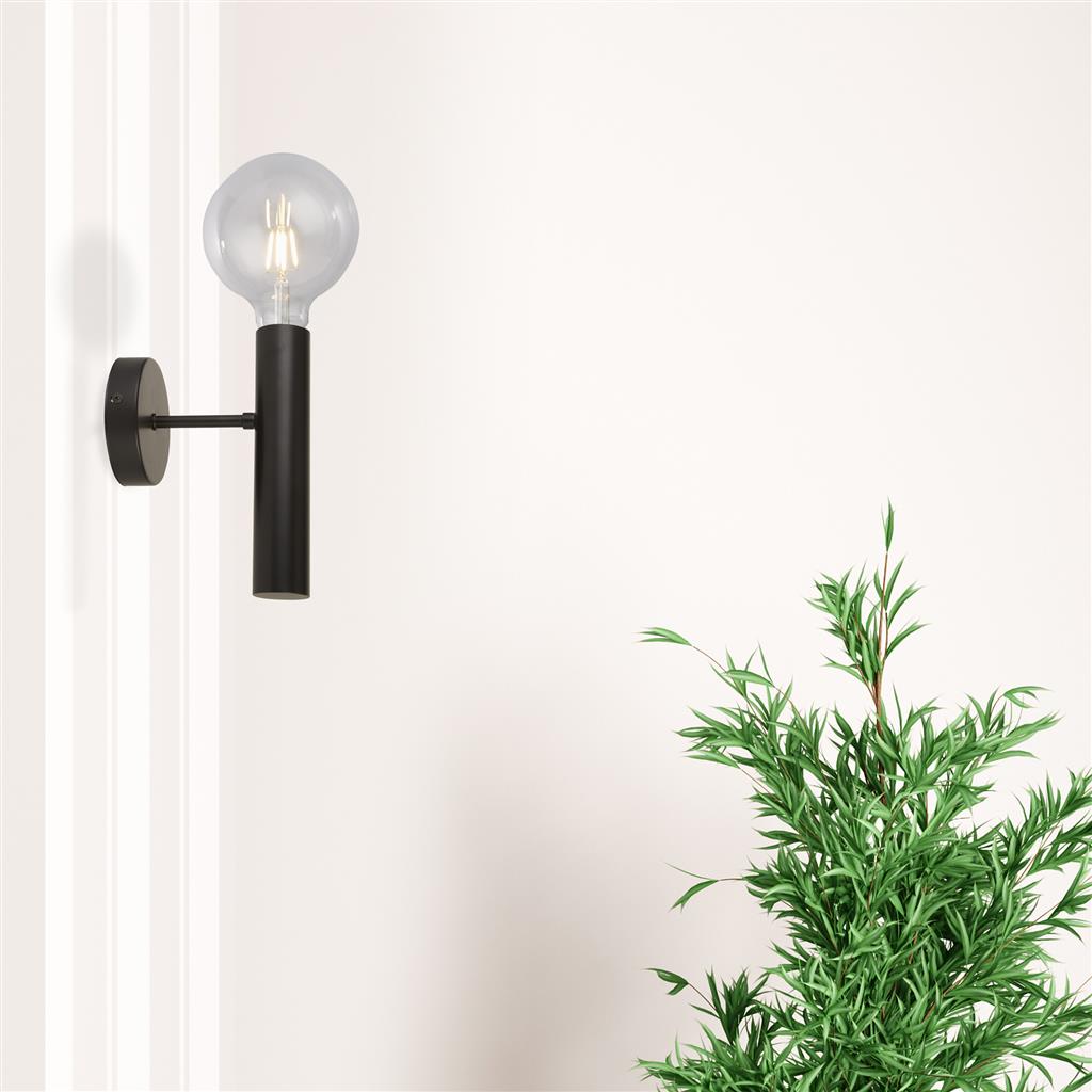 Dulwich Wall Light - Black Metal