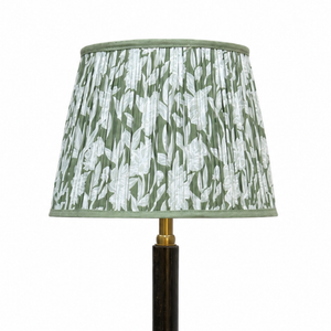 AARTIN 40 CM Sage Serenity Cotton Lampshade - Straight Empire ( Shade Only )
