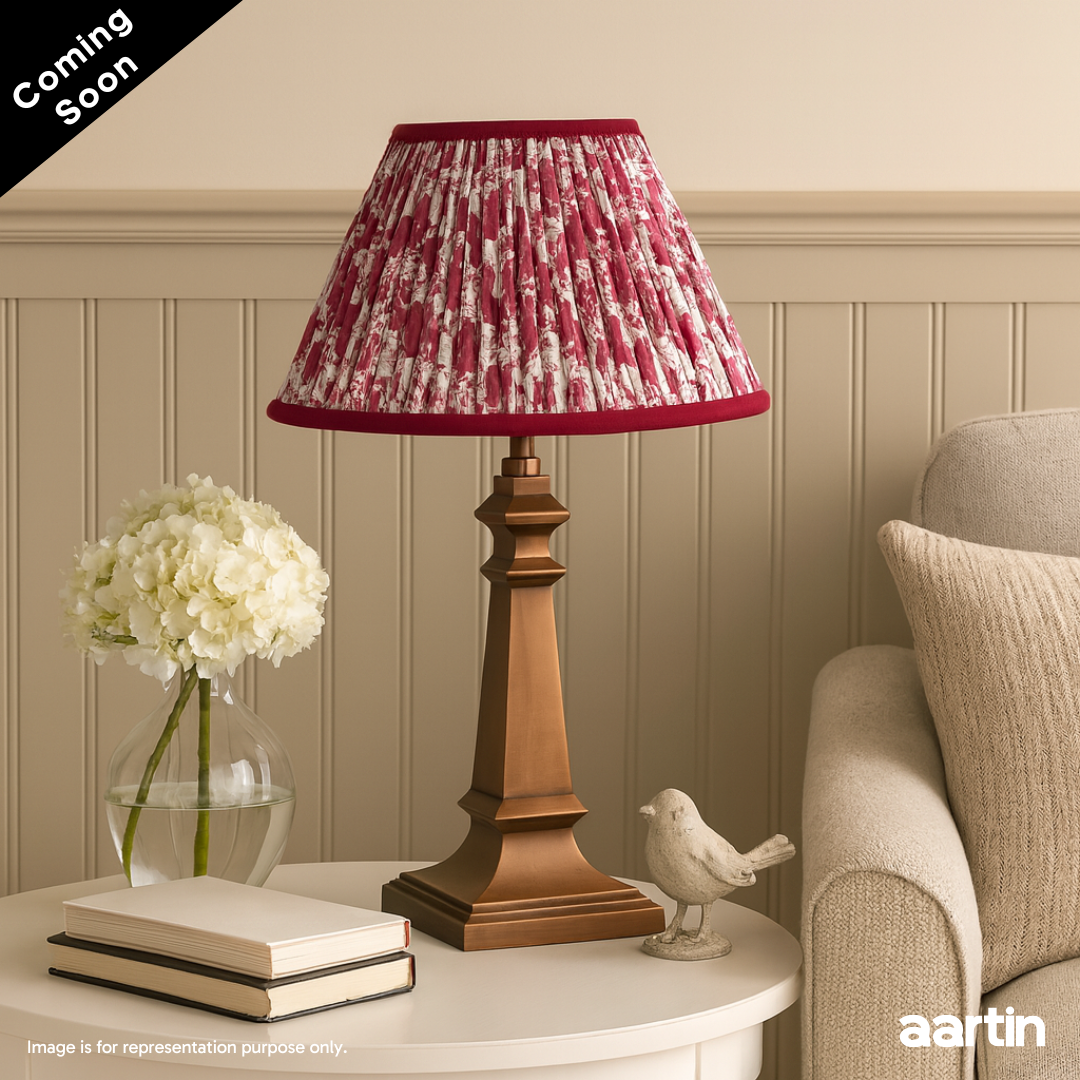 AARTIN AZURA TABLE LAMP IN ANTIQUE BRONZE (BASE ONLY)