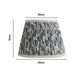 AARTIN 30 CM Stormy Blooms Cotton Lampshade - Straight Empire ( Shade Only )